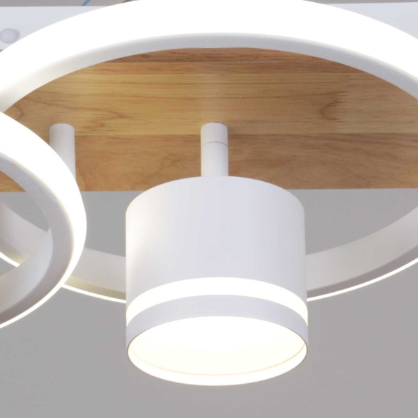 Потолочный светильник Reluce 29560-0.3-2+2 WH+WOOD
