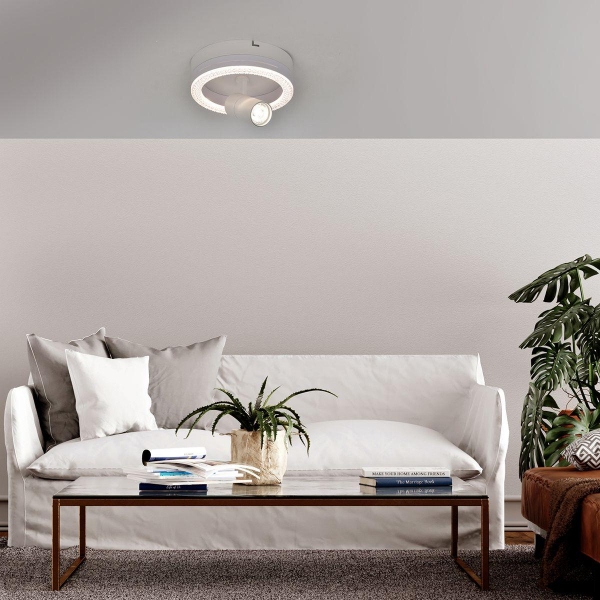 Потолочный светодиодный светильник Escada 20044SMA/01LED WH Потолочный светодиодный светильник Escada 20044SMA/01LED WH