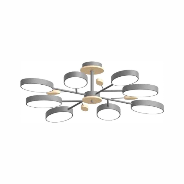 Потолочный cветильник LED4U L3221-850 GR Потолочный cветильник LED4U L3221-850 GR