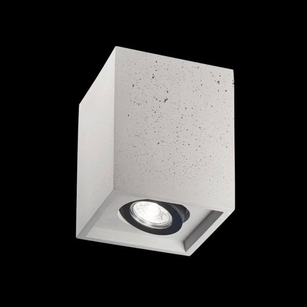 Потолочный светильник Ideal Lux Oak PL1 Square Cemento 150475 Потолочный светильник Ideal Lux Oak PL1 Square Cemento 150475