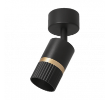 Светильник WOLTA WSL-GU10/19BG-1 под лампу GU10 Черный / золотой DUO