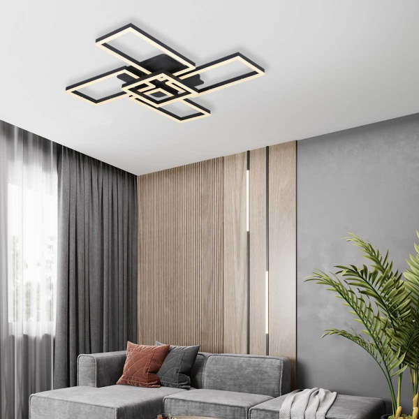 Потолочный светильник LED4U L11004-5 BK Потолочный светильник LED4U L11004-5 BK