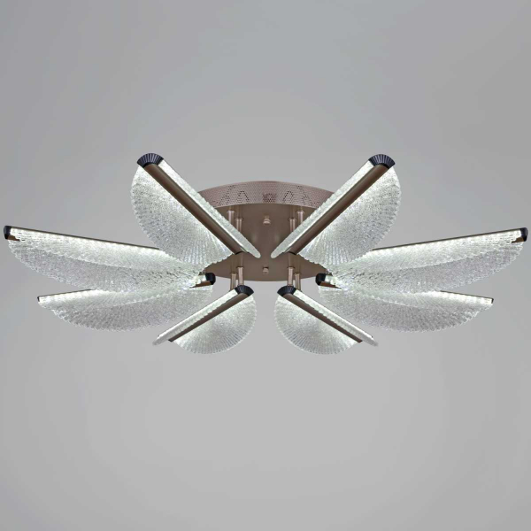 Потолочный светильник Reluce 00490-0.3-08L champagne silver Потолочный светильник Reluce 00490-0.3-08L champagne silver
