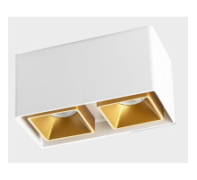 Потолочный светильник Italline FASHION FX2 white + FASHION FXR gold - 2шт.