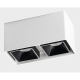 Потолочный светильник Italline FASHION FX2 white + FASHION FXR black - 2шт.