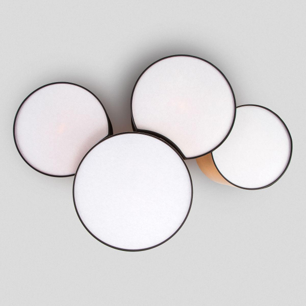 Потолочный светильник TK Lighting 3446 Mona Black/Gold Потолочный светильник TK Lighting 3446 Mona Black/Gold