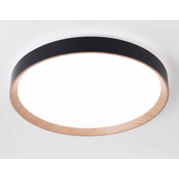 Потолочный светодиодный светильник Ambrella light черный/светлое дерево FZ1326 Потолочный светодиодный светильник Ambrella light черный/светлое дерево FZ1326