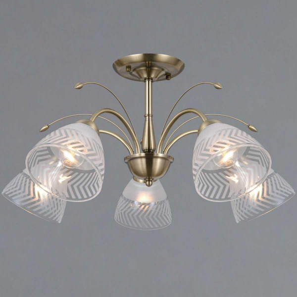 Светильник потолочный Illumico IL0594-5CSQ-25 AB AREZZO Светильник потолочный Illumico IL0594-5CSQ-25 AB AREZZO