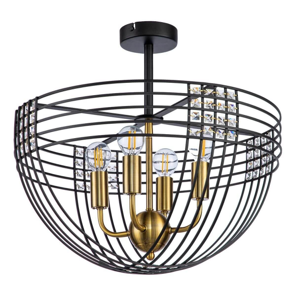 Потолочный светильник Indigo Fresco 10001/4C Black V000104 Потолочный светильник Indigo Fresco 10001/4C Black V000104