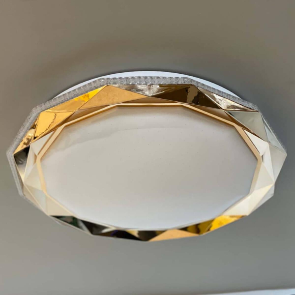 Потолочный светодиодный светильник Profit Light 2128/450 WH+GD RGB Потолочный светодиодный светильник Profit Light 2128/450 WH+GD RGB