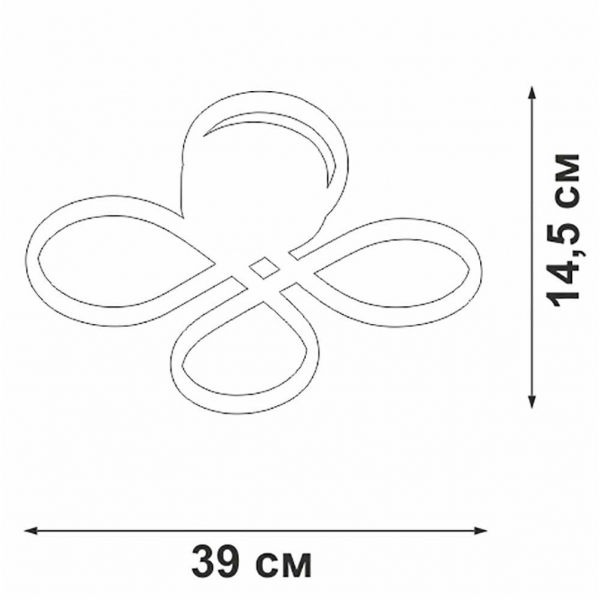 Потолочная люстра Vitaluce V3778-0/4PL Потолочная люстра Vitaluce V3778-0/4PL