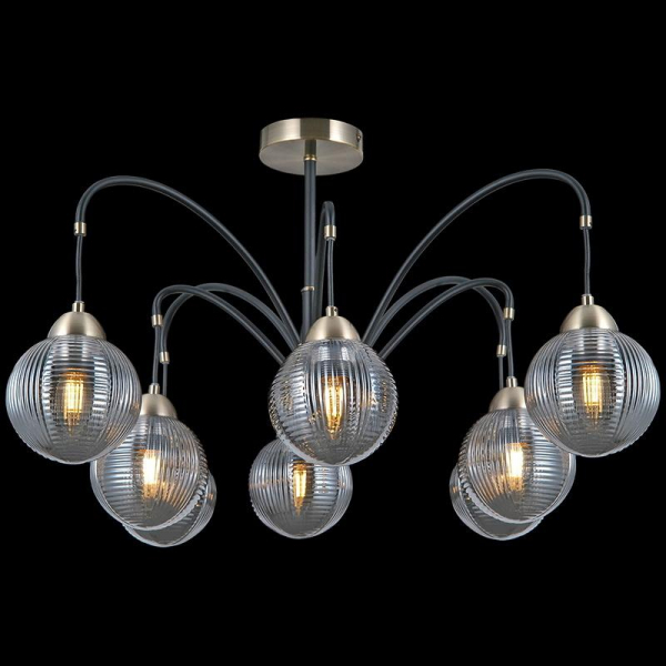 Потолочный светильник ILLUMICO IL0433-8PSQ-79 BK AB Потолочный светильник ILLUMICO IL0433-8PSQ-79 BK AB