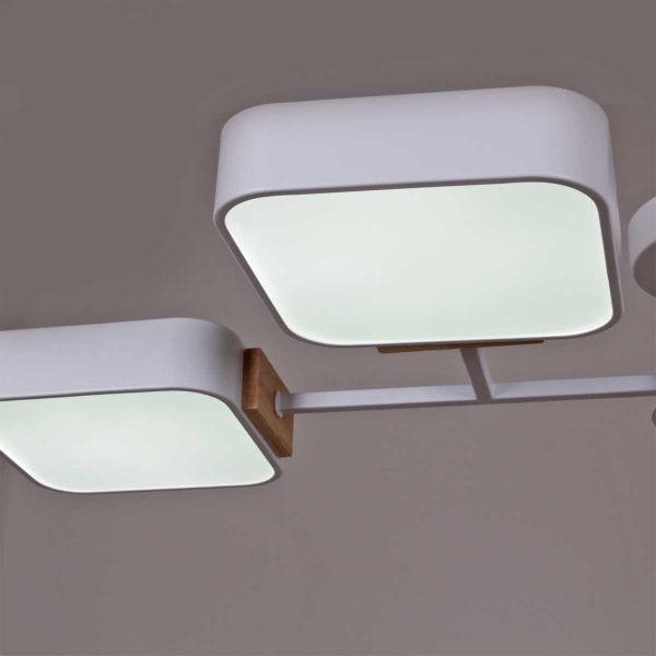 Светильник потолочный Reluce 03363-0.3-08 WH+WOOD Светильник потолочный Reluce 03363-0.3-08 WH+WOOD