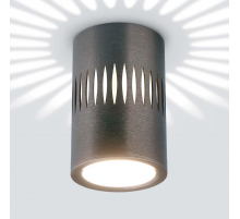 Потолочный светодиодный светильник Elektrostandard DLS026 7W 4200К графит a053601