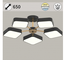 Светильник потолочный Reluce 03360-0.3-05 BK+FGD