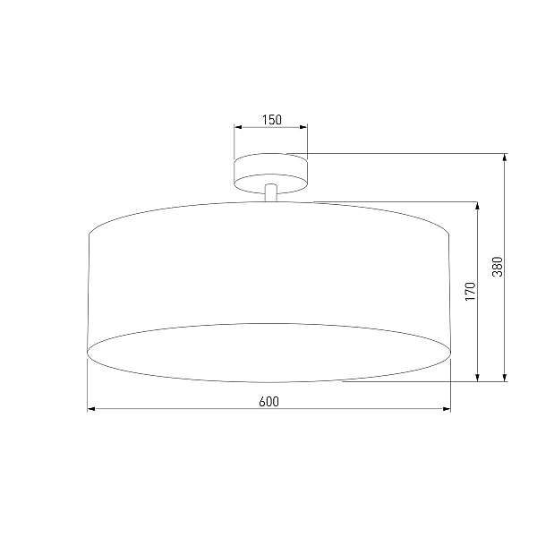 Потолочный светильник TK Lighting 4239 Rondo Graphite