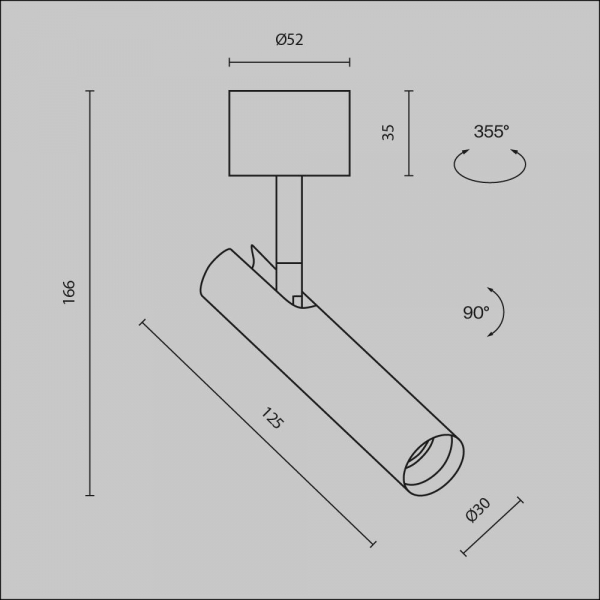 Потолочный светильник Maytoni Focus T C141CL-L125-6W3K-W Потолочный светильник Maytoni Focus T C141CL-L125-6W3K-W
