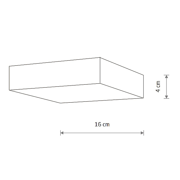 Потолочный cветильник Nowodvorski Lid Square Led White 10430