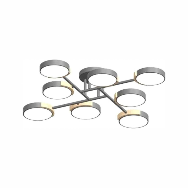 Потолочный cветильник LED4U L3212-840 GR Потолочный cветильник LED4U L3212-840 GR