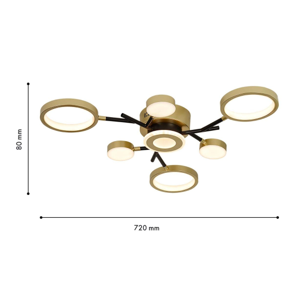 Потолочный светодиодный светильник F-Promo Hybrid 4686-7C