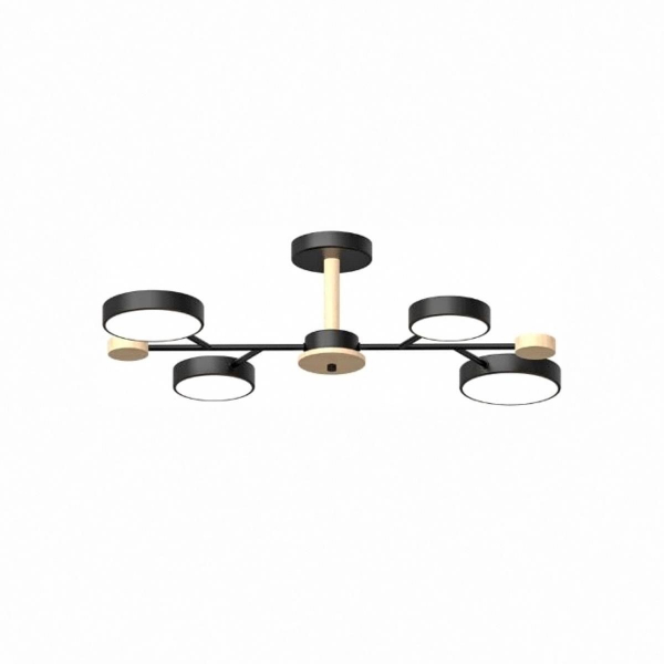 Потолочный cветильник LED4U L3213-670 BK Потолочный cветильник LED4U L3213-670 BK