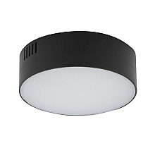 Потолочный cветильник Nowodvorski Lid Round Led Black 10415