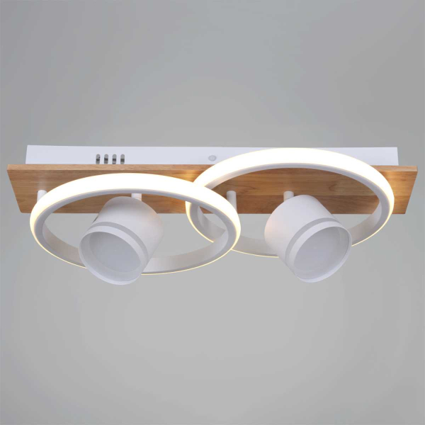 Потолочный светильник Reluce 29560-0.3-2+2 WH+WOOD
