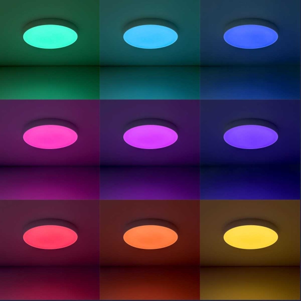 Потолочный светодиодный светильник с пультом ДУ Citilux Купер RGB Белый CL72470G0