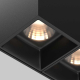 Потолочный светодиодный светильник Maytoni Technical Alfa Led C065CL-02-L12W3K-B