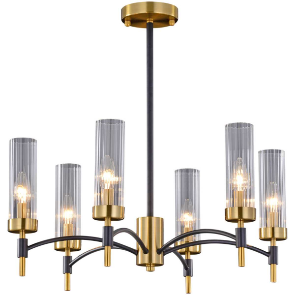 Потолочный светильник ILLUMICO IL5177-6PLS-29 BRASS TUBO Потолочный светильник ILLUMICO IL5177-6PLS-29 BRASS TUBO