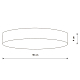 Потолочный cветильник Nowodvorski Lid Round Led Black 10410