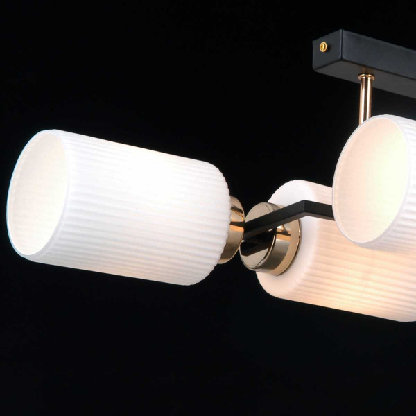 Потолочный светильник ILLUMICO IL0809-4ASQ-25 BK AB NAPLES Потолочный светильник ILLUMICO IL0809-4ASQ-25 BK AB NAPLES