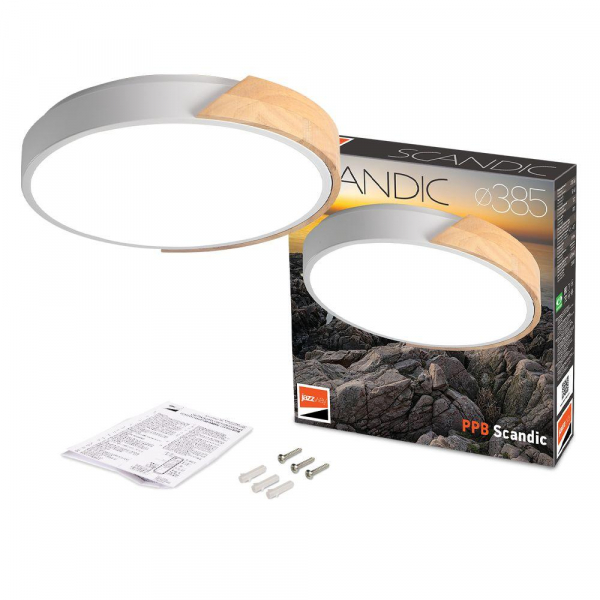 Потолочный светодиодный светильник Jazzway PPB Sсandic-R 5036956 Потолочный светодиодный светильник Jazzway PPB Sсandic-R 5036956