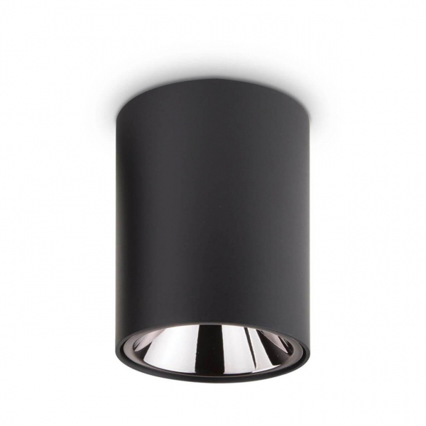 Потолочный светодиодный светильник Ideal Lux Nitro 15W Round Nero 205984 Потолочный светодиодный светильник Ideal Lux Nitro 15W Round Nero 205984