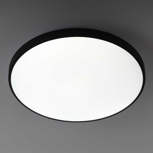 Светильник потолочный светодиодный ЭРА Классик без ДУ SPB-6 Slim Base BK 24W-5K 5000К Б0069771