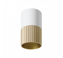Светильник WOLTA WSL-GU10/18WG-1 под лампу GU10 Белый / золотой DUO