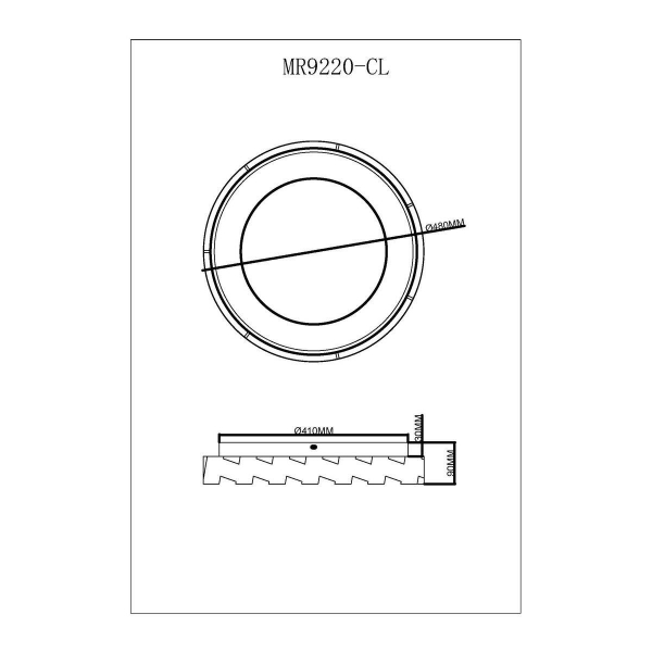 Потолочный светодиодный светильник MyFar Ceiling Leda MR9220-CL Потолочный светодиодный светильник MyFar Ceiling Leda MR9220-CL