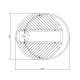 Потолочный светодиодный светильник Escada Concept 10226/3Led Round