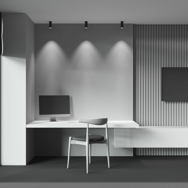 Потолочный светодиодный светильник Maytoni Technical Focus Led C056CL-L12B2.7K-W-B