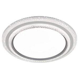 Светильник потолочный светодиодный ЭРА SPB-6 Sunny 86W-3K-6,5K-RC WH+GR с ДУ Б0070185