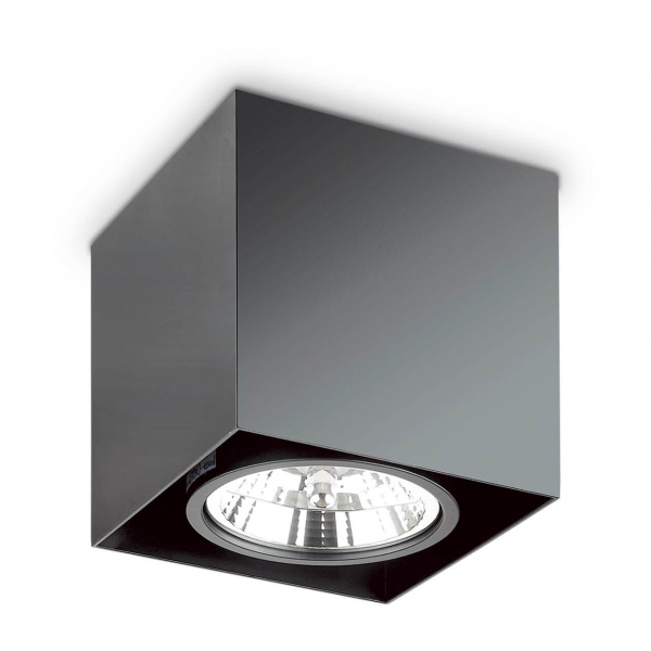 Потолочный светильник Ideal Lux Mood PL1 D15 Square Nero 243931 Потолочный светильник Ideal Lux Mood PL1 D15 Square Nero 243931