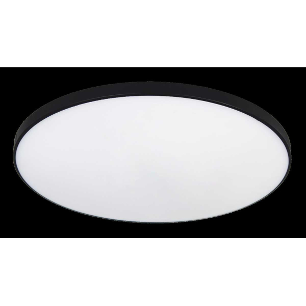 Светильник потолочный светодиодный ЭРА Классик с ДУ SPB-6 BK 80W-3K-6,5K-R Slim Base Б0069765