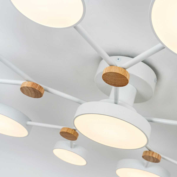 Потолочный cветильник LED4U L3201-960 WT Потолочный cветильник LED4U L3201-960 WT