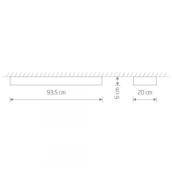 Потолочный светильник Nowodvorski Soft Ceiling Led 90x20 7531 Потолочный светильник Nowodvorski Soft Ceiling Led 90x20 7531