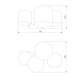 Потолочный светильник TK Lighting 4393 Mona Gray