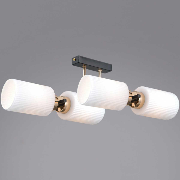 Потолочный светильник ILLUMICO IL0809-4ASQ-25 BK AB NAPLES Потолочный светильник ILLUMICO IL0809-4ASQ-25 BK AB NAPLES