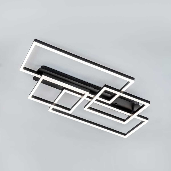 Потолочный cветильник LED4U L11046-4 BK Потолочный cветильник LED4U L11046-4 BK