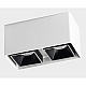Потолочный светильник Italline FASHION FX2 white + FASHION FXR black - 2шт.