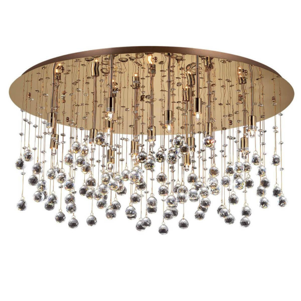 Потолочный светильник Ideal Lux Moonlight PL15 Oro 082790 Потолочный светильник Ideal Lux Moonlight PL15 Oro 082790