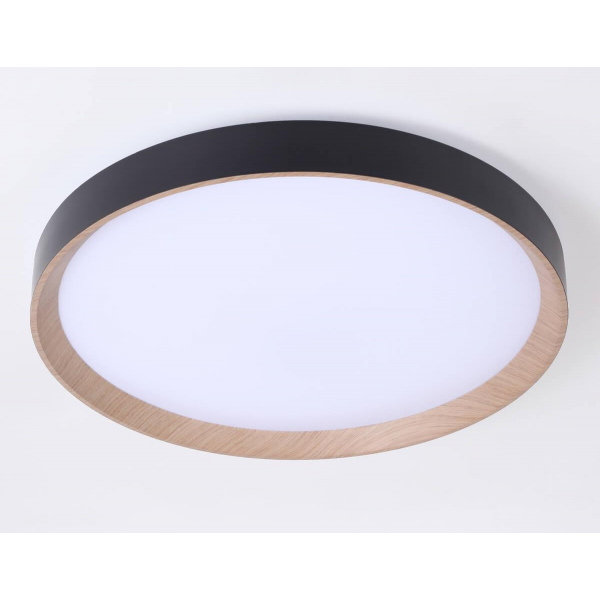 Потолочный светодиодный светильник Ambrella light черный/светлое дерево FZ1326 Потолочный светодиодный светильник Ambrella light черный/светлое дерево FZ1326